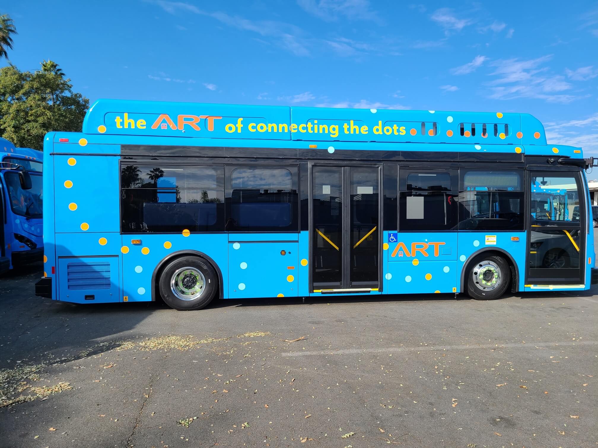 Habillage wrap d'autobus société de transport en commun Anaheim par Turbo Images